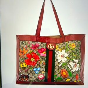 Gucci supreme floral ophidia GG
